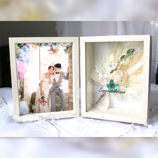 【結婚祝い木製ボックス】ホワイト